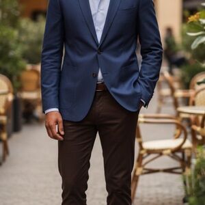 Primark Slim Fit Men's Navy Blazer-46 R | New